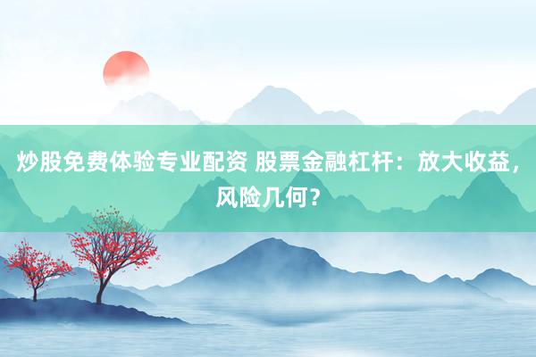 炒股免费体验专业配资 股票金融杠杆：放大收益，风险几何？