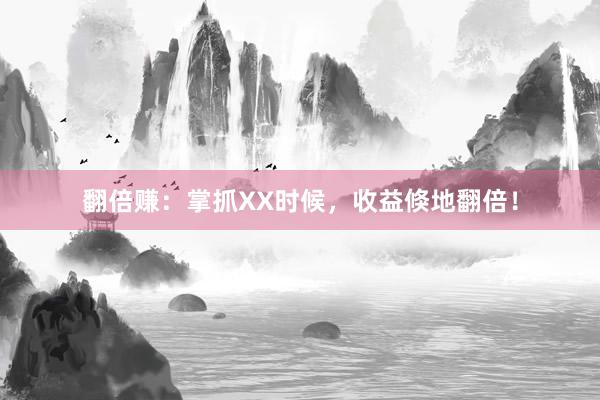 翻倍赚：掌抓XX时候，收益倏地翻倍！